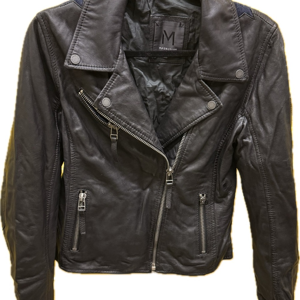 Mackage Black Leather Jacket